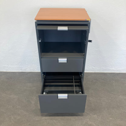 Steelcase Moby Roll-Caddy mit Klappe A4 offen - 6037234