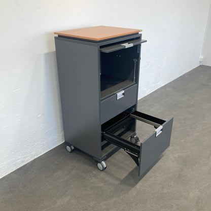 Steelcase Moby Roll-Caddy mit Schublade A4 offen - 6037234