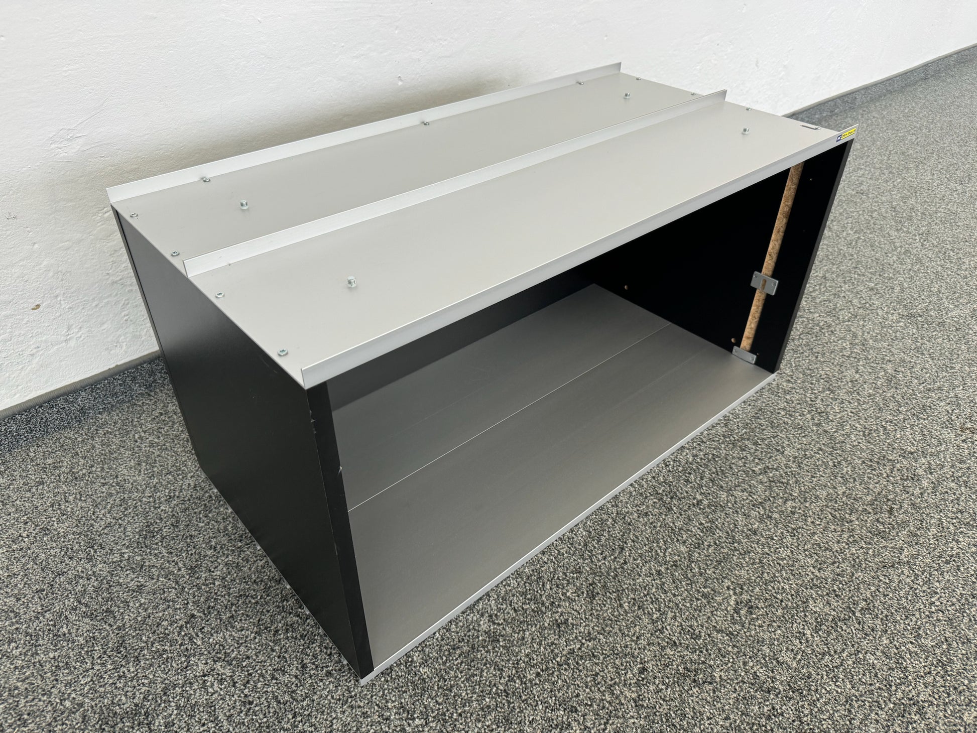 Denz D3 Modul mit Abdeckung in Aluminium Silbergrau