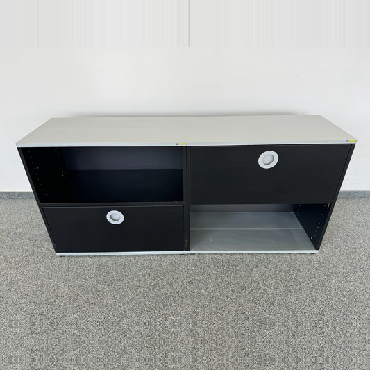 Denz D3 Sideboard MDF Schwarz 1600 mm breit