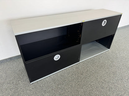 Denz D3 Sideboard mit Abdeckung Aluminium in Silbergrau - 6037257