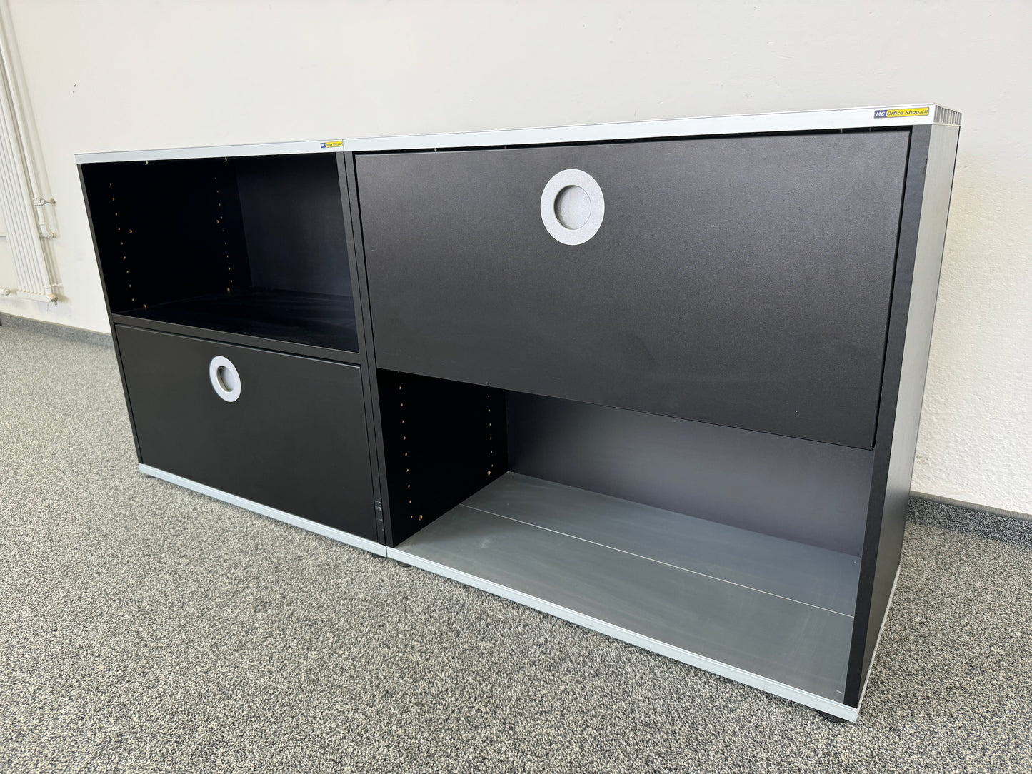 Denz D3 Sideboard  mit 2 x Hängeregister und 2 x Regal