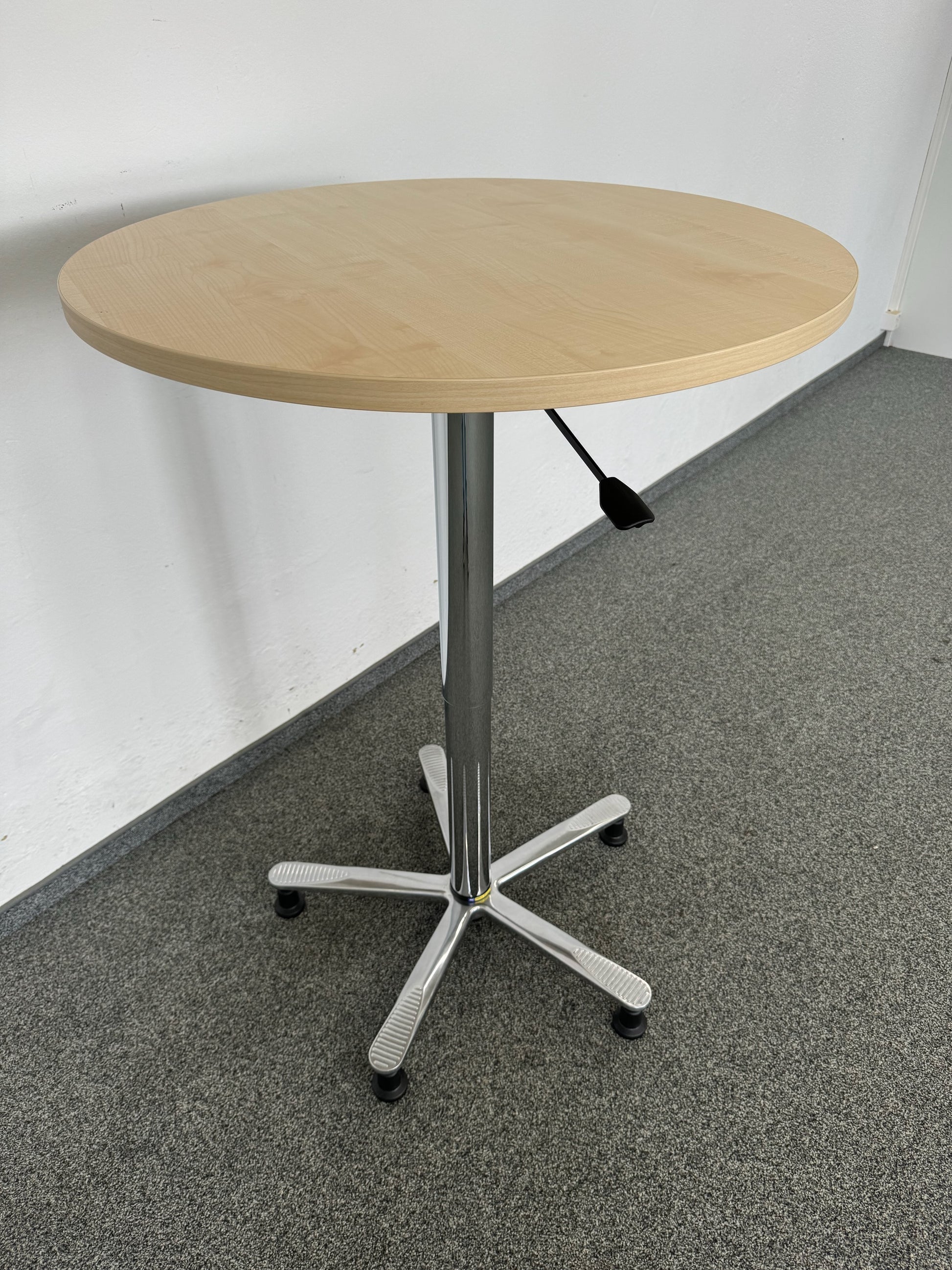 Hammerbacher MyTable Säulenhubtisch Gestell Chrom glanz