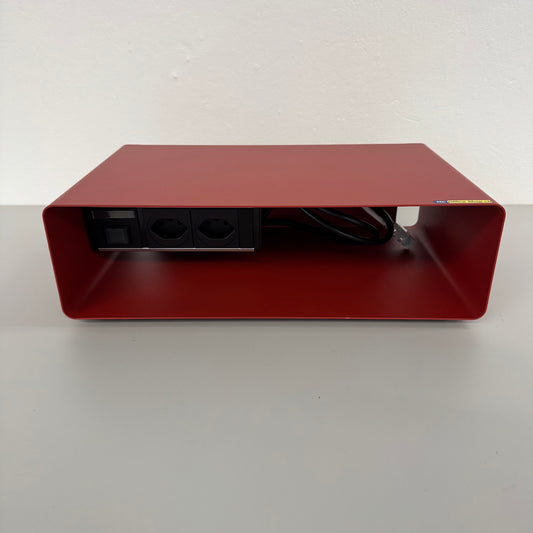 Lista Office LO Plug Ablagefach aus Metall Bordeaux