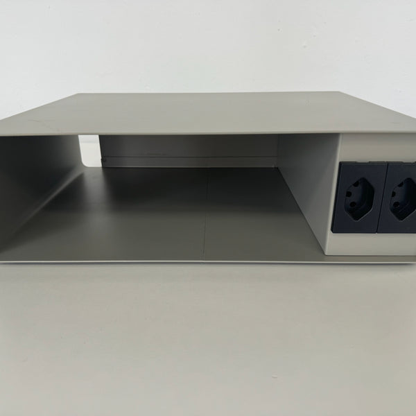 Lista Office Plug Ablagefach Grau - mit 2 Steckern