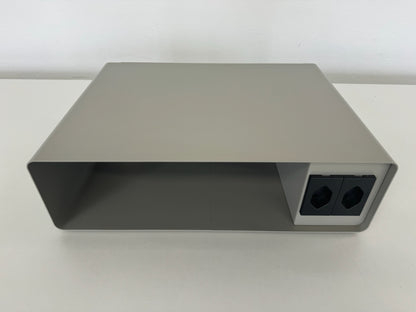 Lista Office Plug Ablagefach Grau - mit 2 Steckern