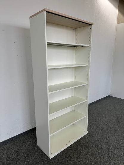 König + Neurath Acta Classic Regal für 6 Ordner-Reihen 1000mm breit Spanplatte Weiss