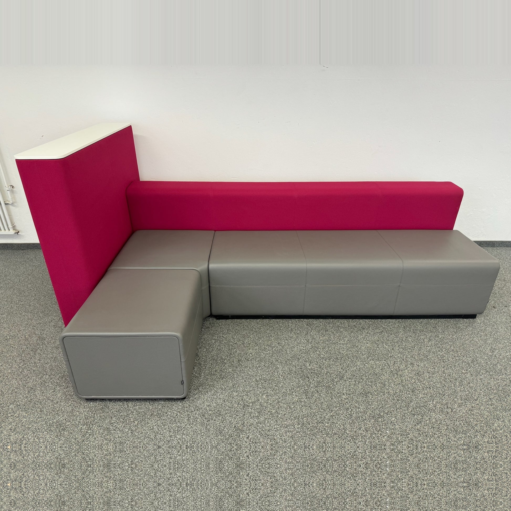 Bene PARCS CAUSEWAY Lounge Sofa Stoff und Kunstleder