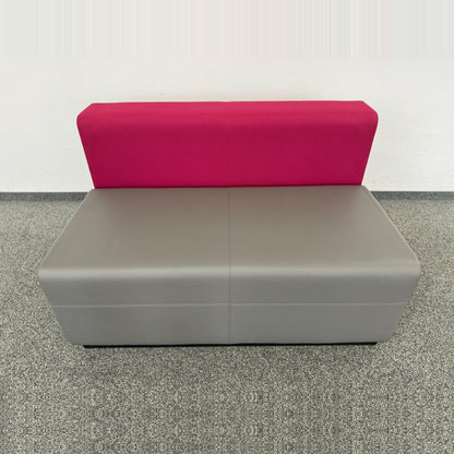 Bene PARCS CAUSEWAY Lounge Sofa Stoff und Kunstleder
