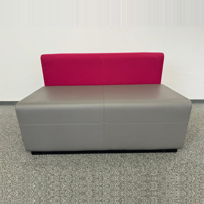 Bene PARCS CAUSEWAY Lounge Sofa Kunstleder grau