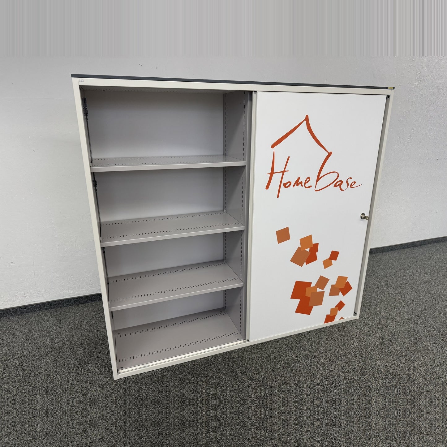 Lista Storage Schiebetür-Aktenschrank für 4 Ordner-Reihen