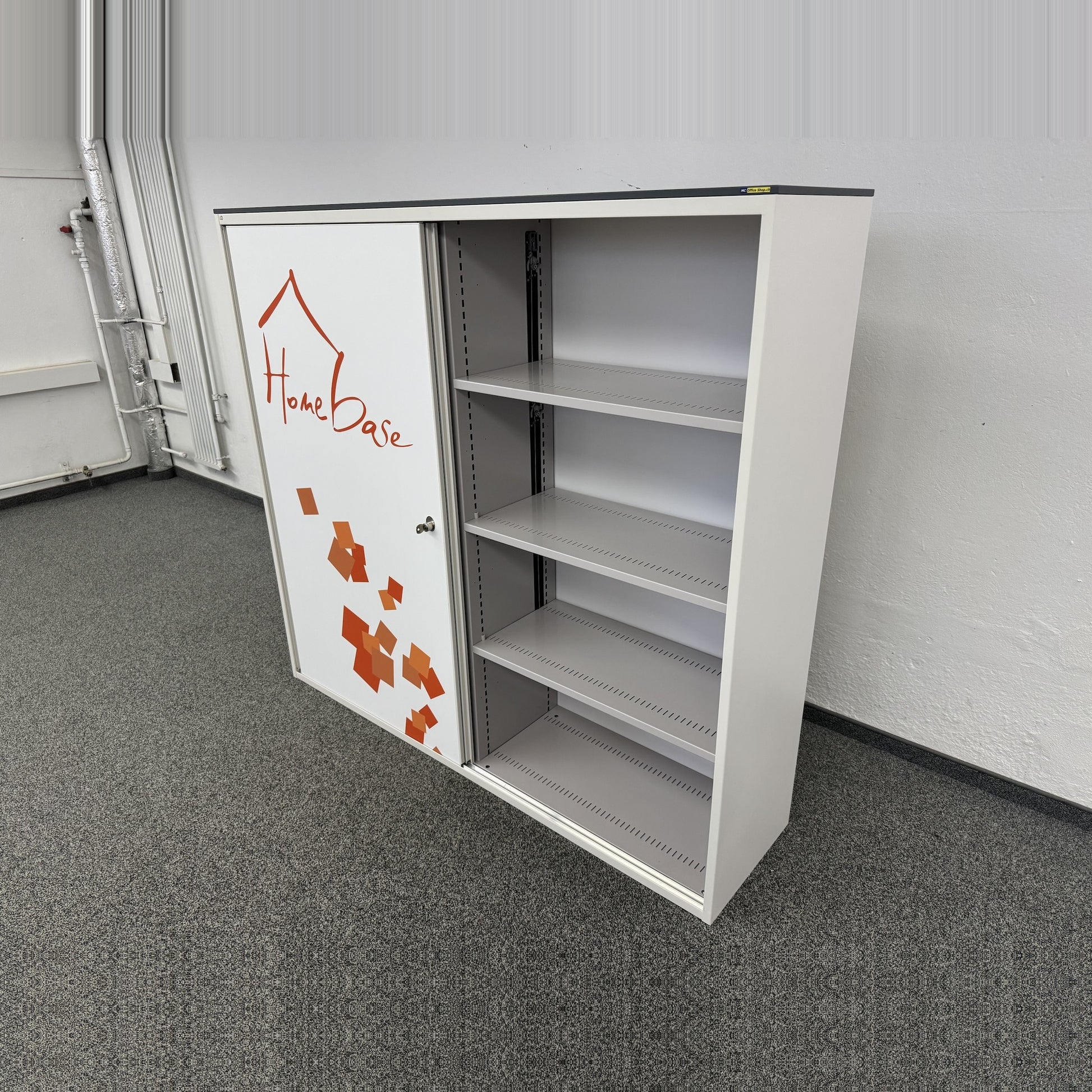 Lista Storage Schiebetür-Aktenschrank 1600mm breit