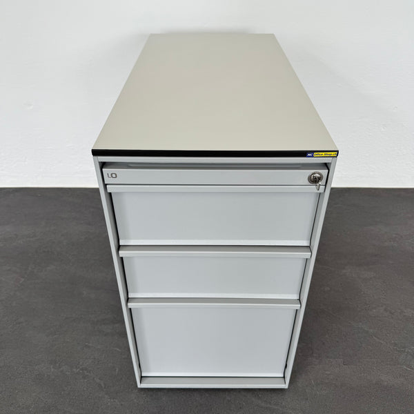 Lista Office LO Serie L Beistell-Korpus Grau-Beige mit Schlüssel