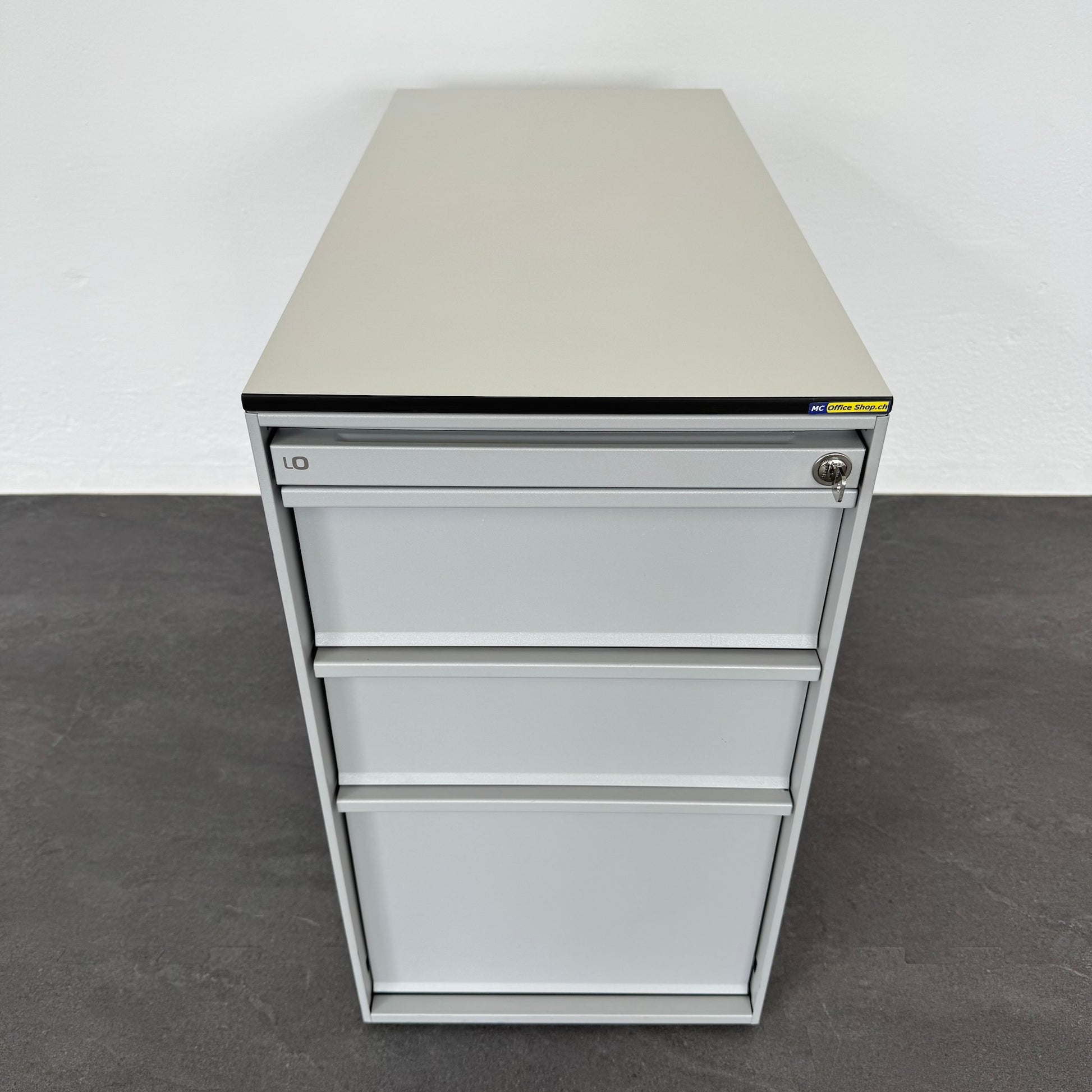 Lista Office Serie L Beistell-Korpus Metall Grau