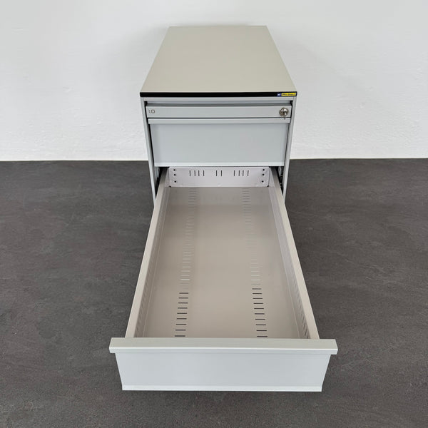 Lista Office LO Serie L Beistell-Korpus Grau-Beige mit Schlüssel