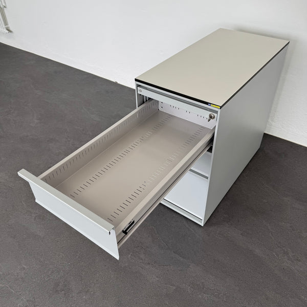 Lista Office LO Serie L Beistell-Korpus Grau-Beige mit Schlüssel