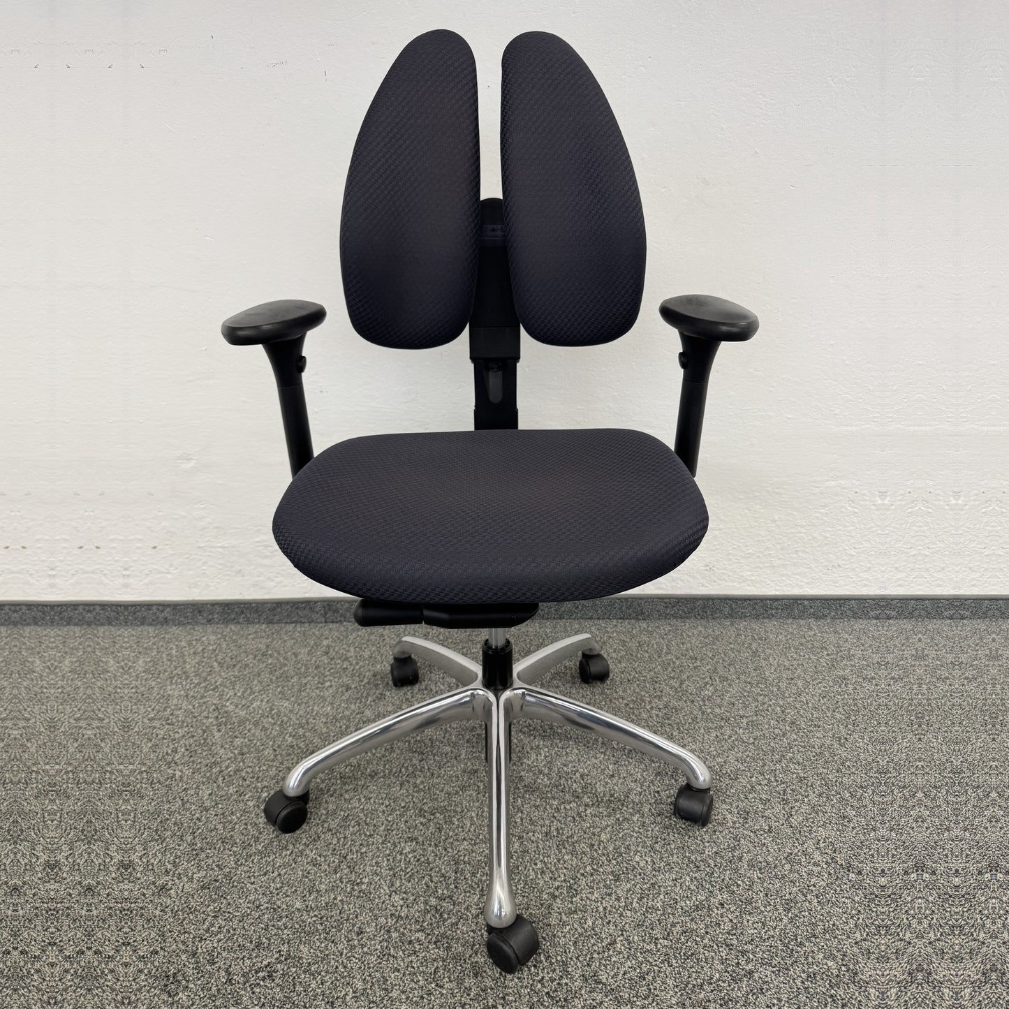Rohde & Grahl Duo-Back Bürodrehstuhl Stoff Anthrazit