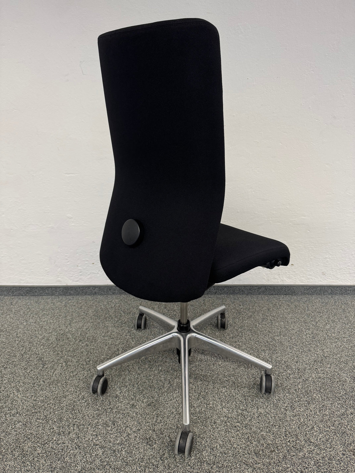 Girsberger Presto Bürodrehstuhl - mit Knopfschalter - Stoff Schwarz