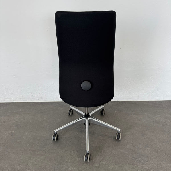Girsberger Presto Bürodrehstuhl - mit Knopfschalter - Stoff Schwarz