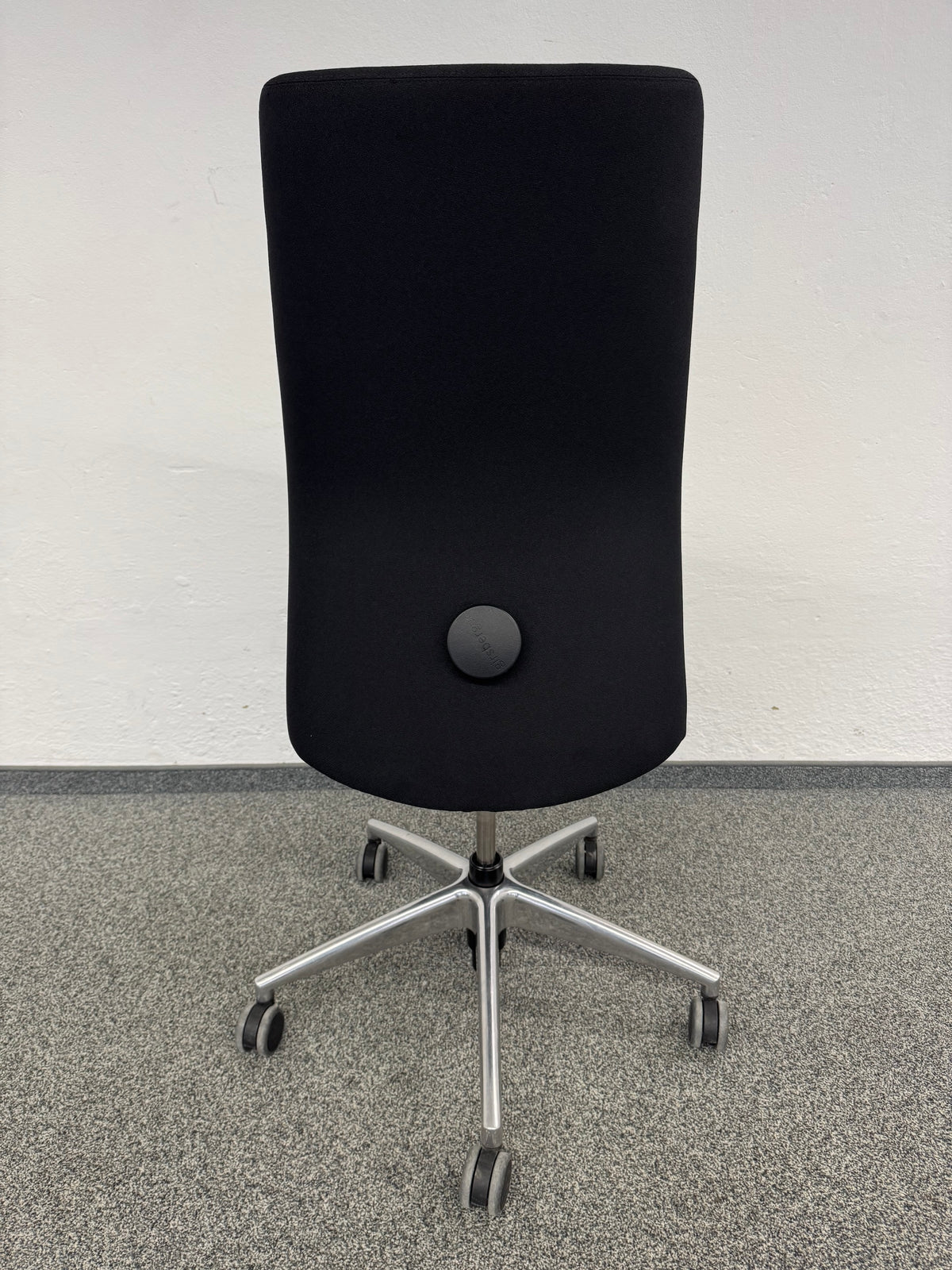 Girsberger Presto Bürodrehstuhl - mit Knopfschalter - Stoff Schwarz
