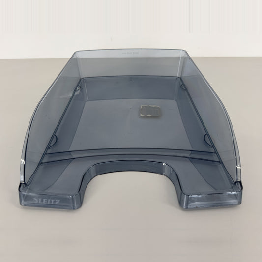 Leitz Basic Ablagefach Kunstoff grau transparent