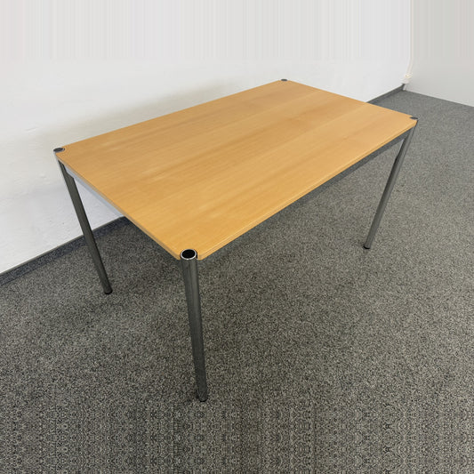 USM Haller Classic Schreibtisch Tischplatte Buchenfurnier