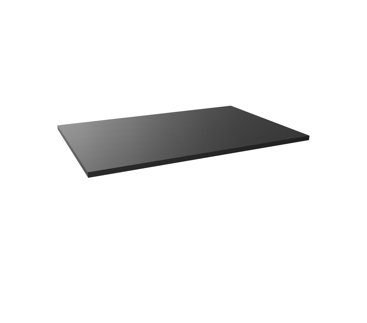MC Tischplatte 1200 x 800 mm - Schwarz - 6037551