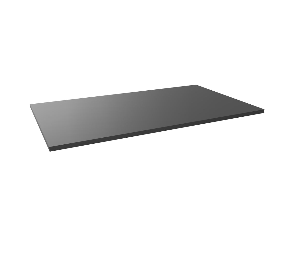 MC Tischplatte 1400 x 800 mm - Anthrazit Dunkel - 6037552