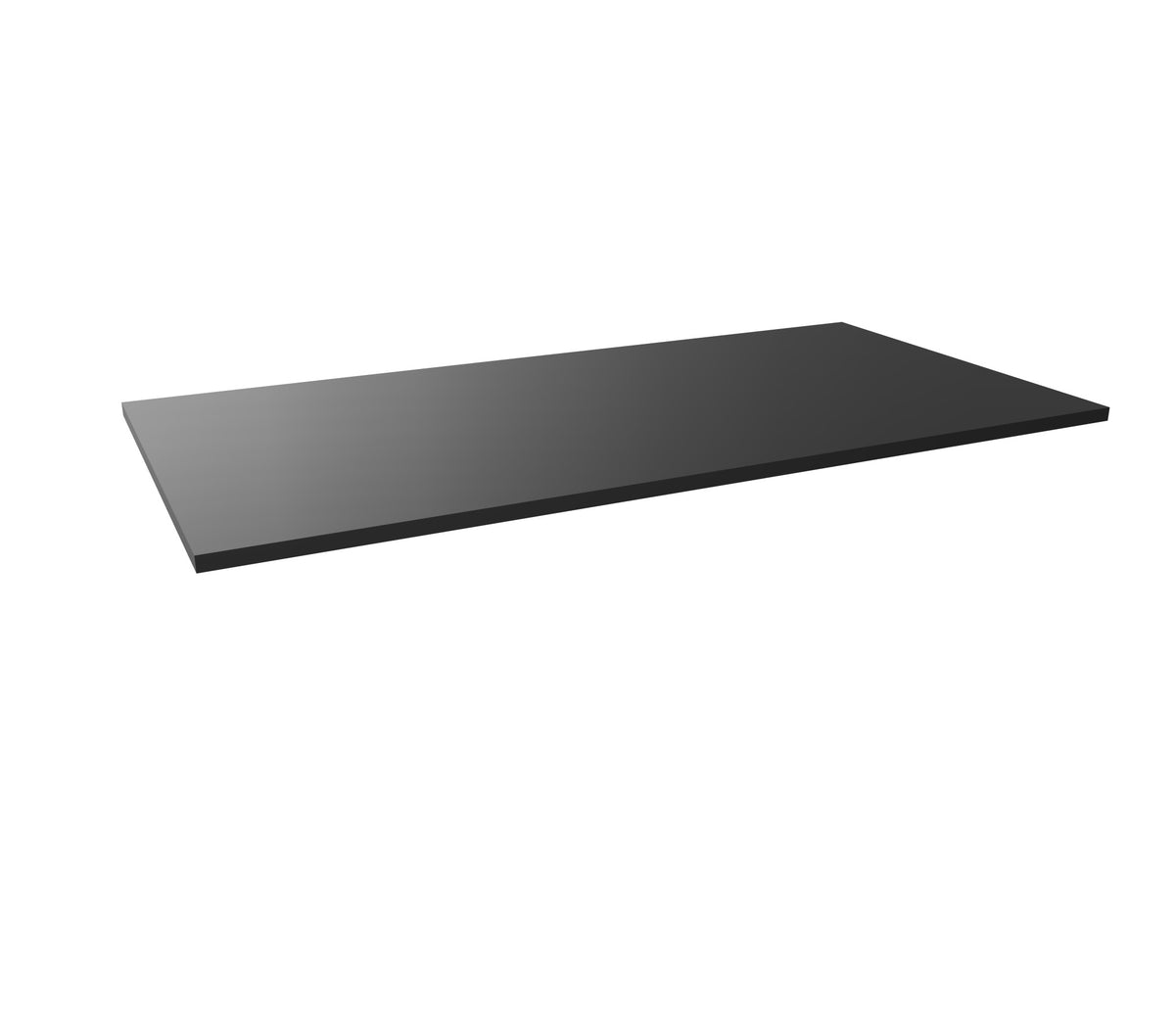 MC Tischplatte 1600 x 800 mm - Schwarz - 6037555