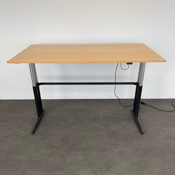 Sitag Ready Sitz-Steh Schreibtisch Spanplatte Buchenfurnier - 6037561