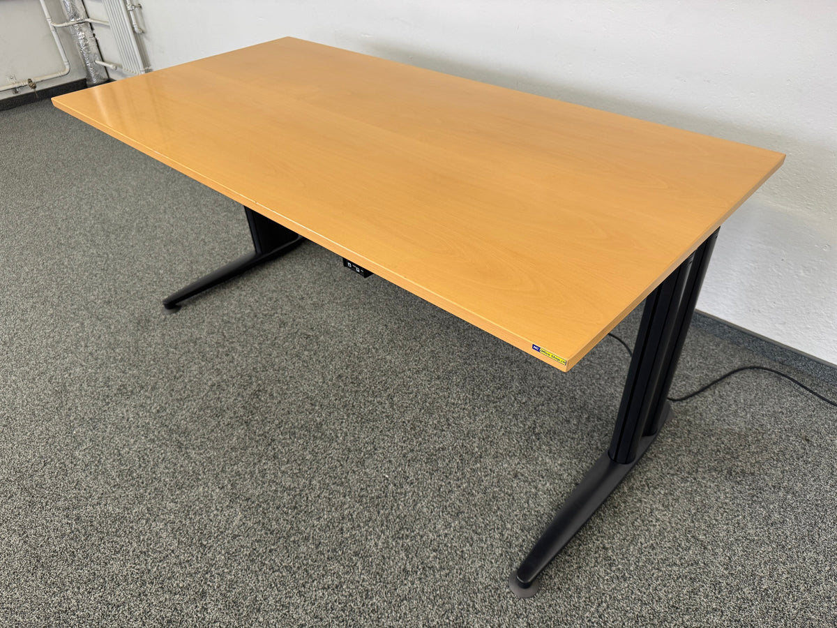 Sitag Ready Sitz-Steh Schreibtisch von oben