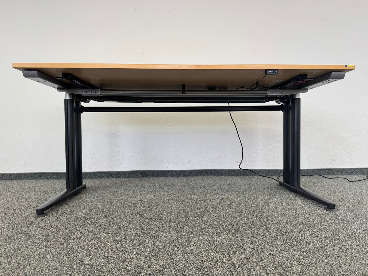 Sitag Ready Sitz-Steh Schreibtisch von unten