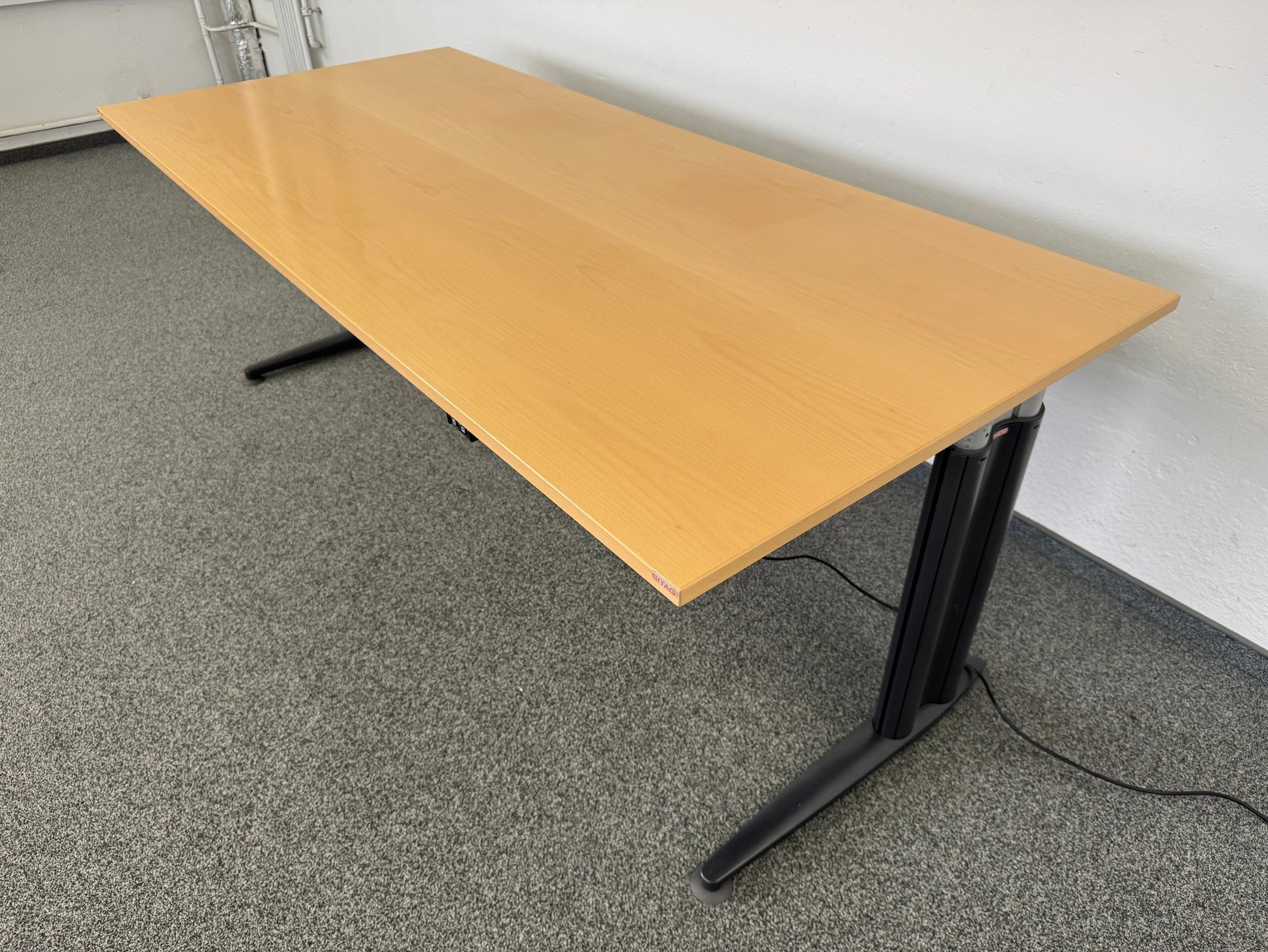 Sitag Ready Sitz-Steh Schreibtisch von oben