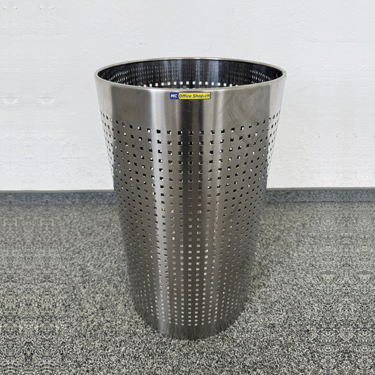 Mayer & Bosshardt Bistro Papierkorb aus Metall Chrom glänzend
