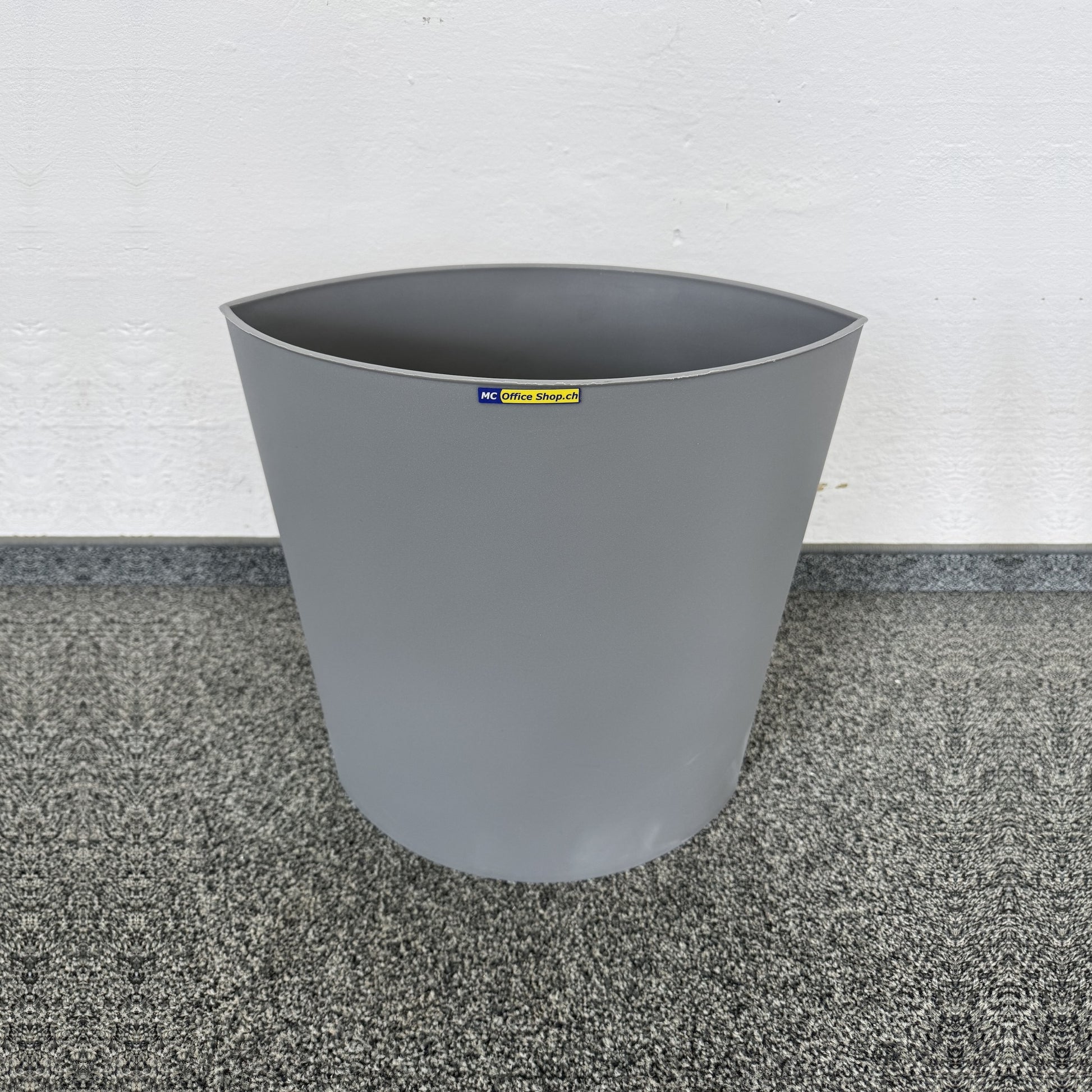 Authentics Lip Papierkorb Kunstoff Grau