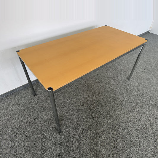 USM Haller Classic Schreibtisch Tischplatte Buchenfurnier