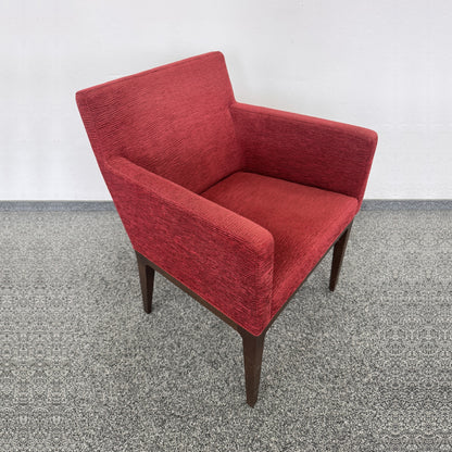 Accademia Eleganto Lounge-Sessel mit Echtholz Beinen