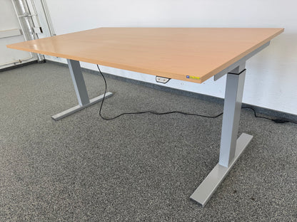 Interoffice Sitz-Steh-Schreibtisch von der Seite - 6037664