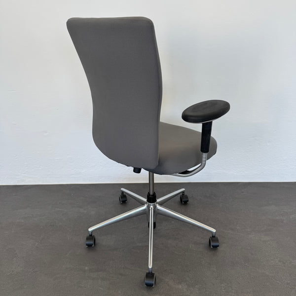 Vitra T-Chair Bürodrehstuhl Anthrazit mit Armlehnen