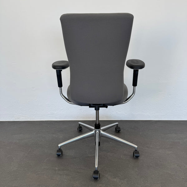 Vitra T-Chair Bürodrehstuhl Anthrazit mit Armlehnen