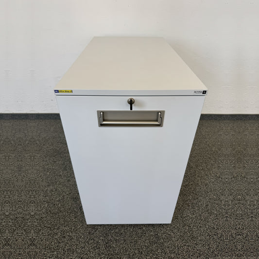 Sitag Apothekerschrank Spanplatte weiss geschlossen von vorne