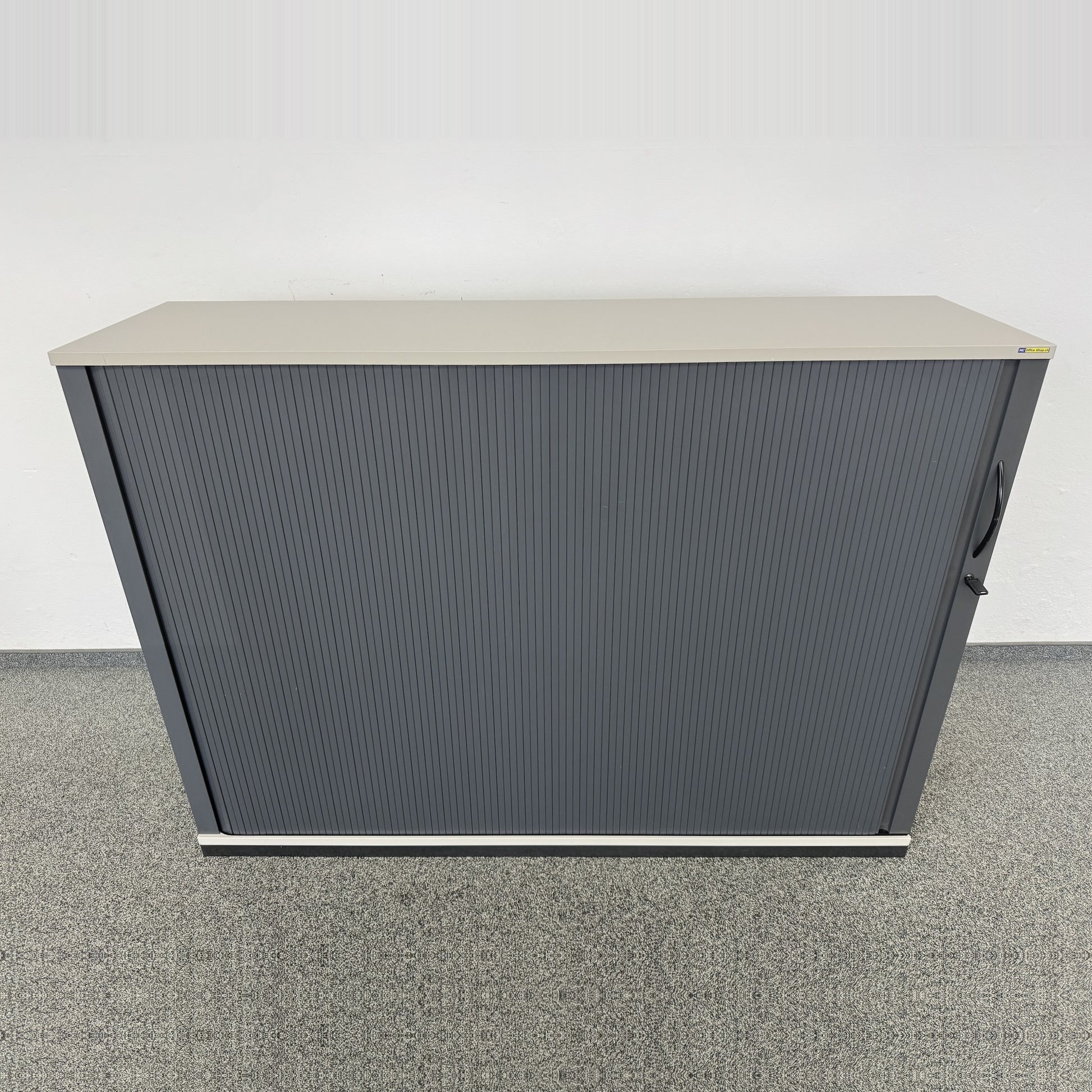 Steelcase Share It Lateralschrank Spanplatte Lichtgrau und Anthrazit
