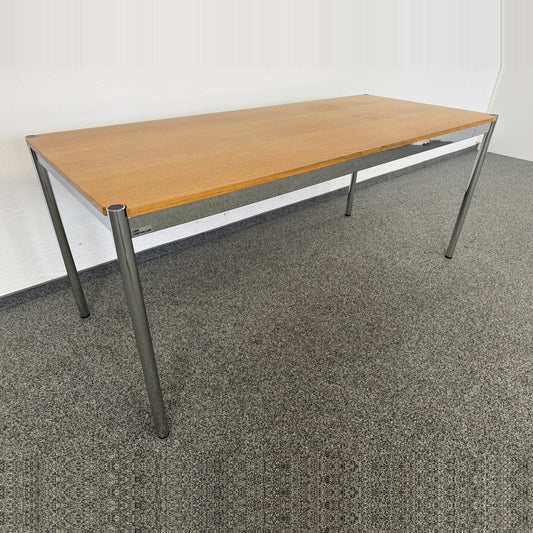 USM Haller Classic Schreibtisch Tischplatte Eiche Natur geölt