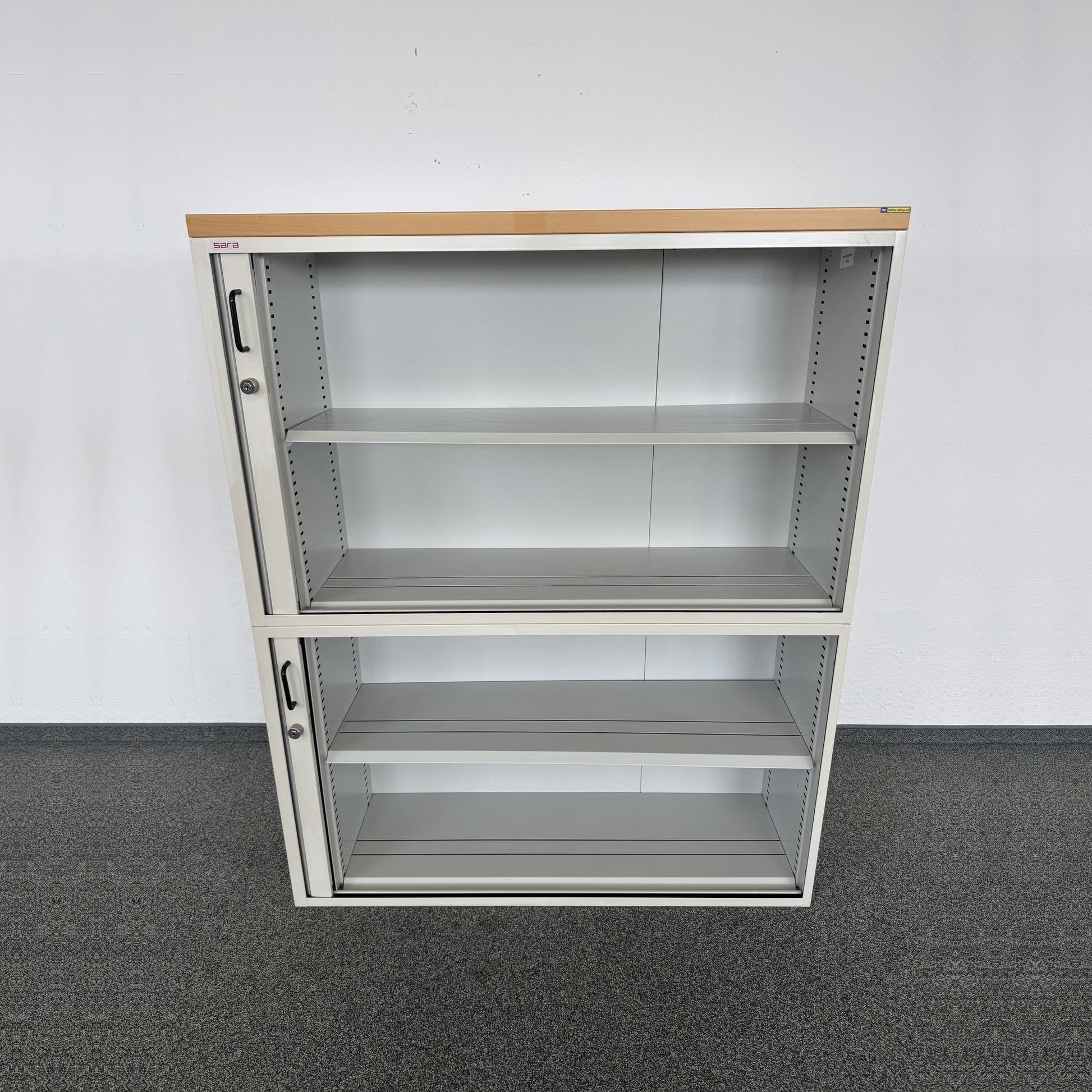 Sara King Lateralschrank Metall Cremeweiss