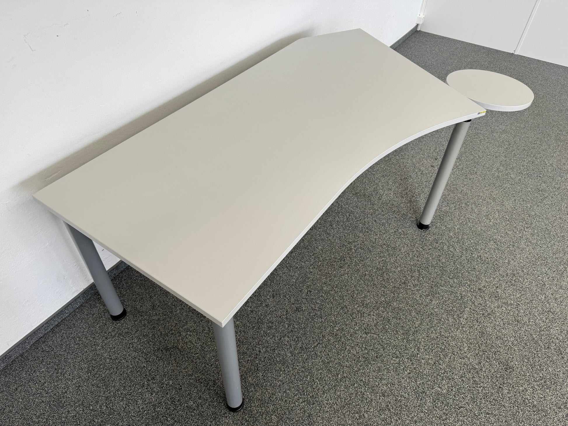 Werndl Vitesse Schreibtisch Freiform  Ansicht von oben
