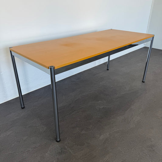 USM Haller Classic Schreibtisch Tischplatte Buchenfurnier