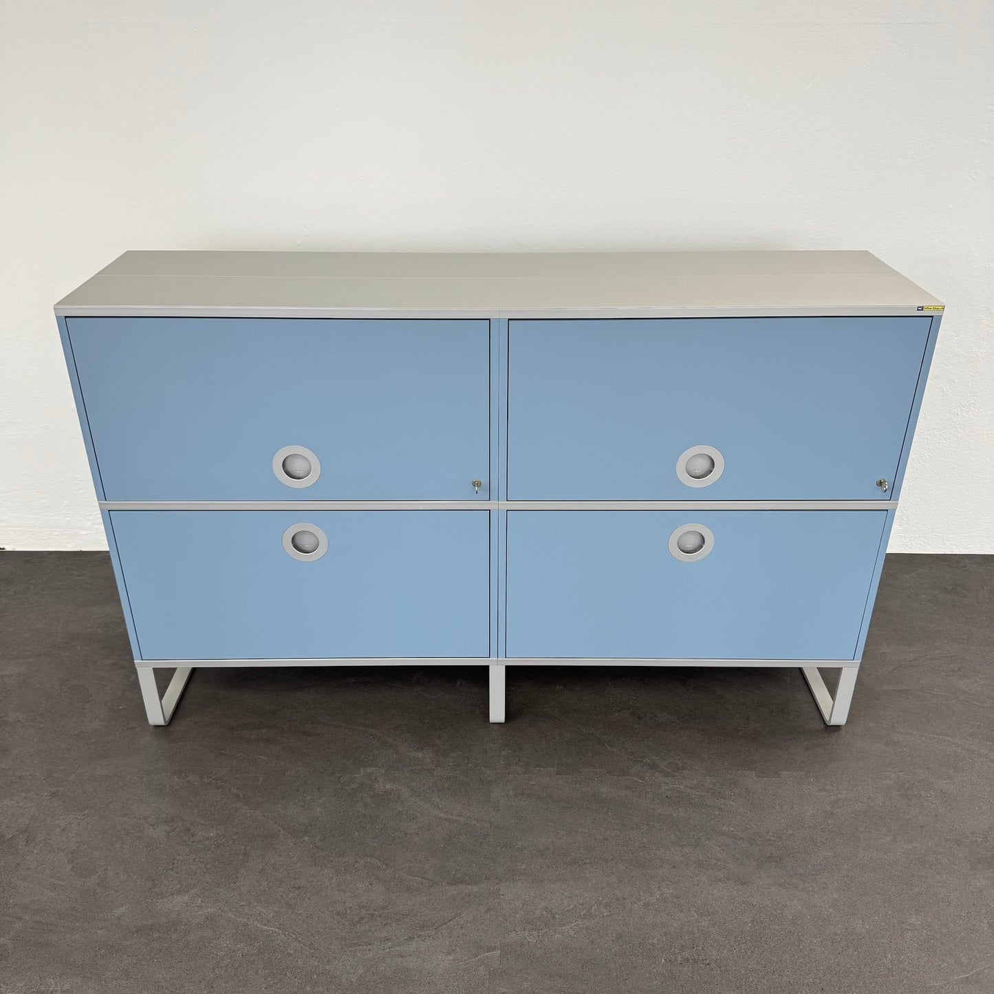 Denz D3 Sideboard MDF Hellblau 1600 mm breit