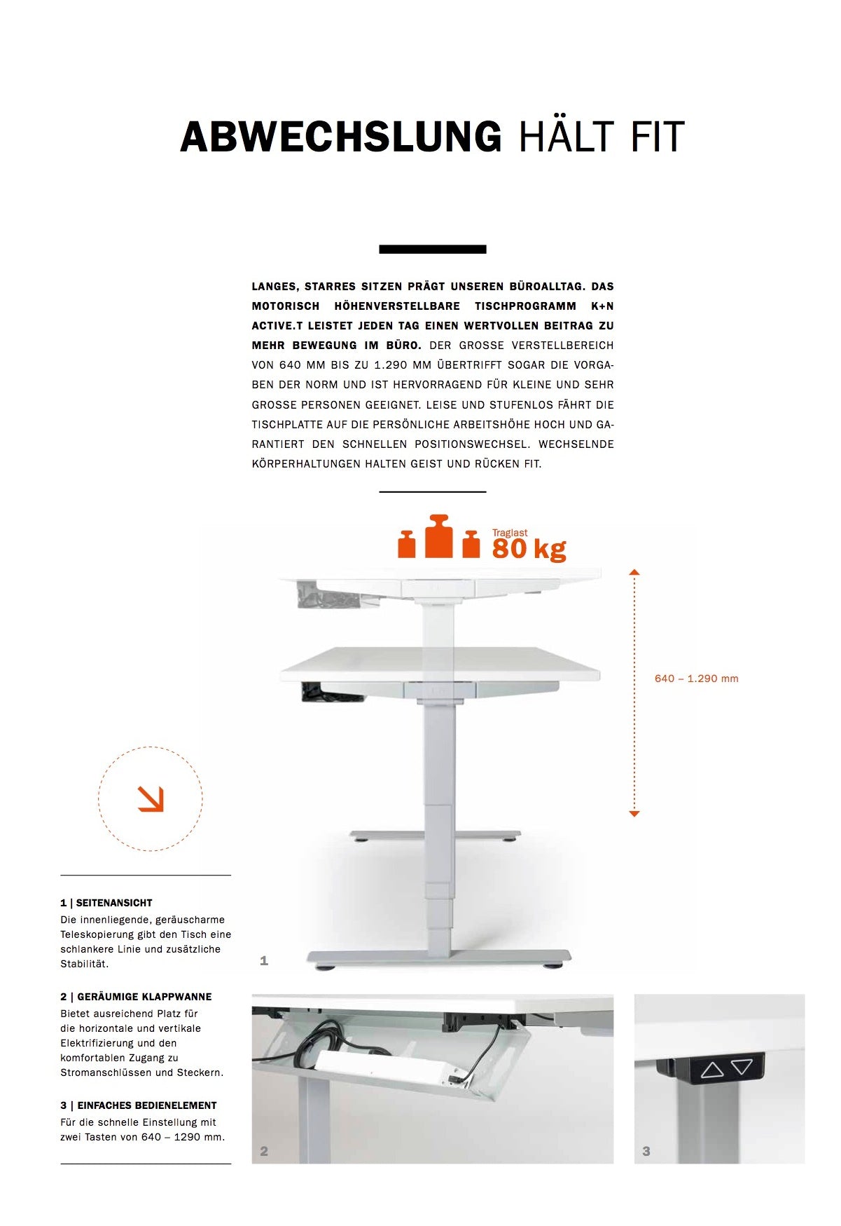 Köenig + Neurath Kabelwanne für Active.T Schreibtisch Abwechslung - 6037939