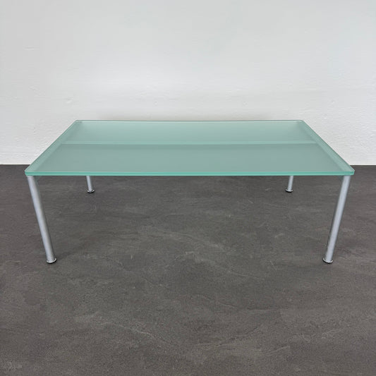 Top Design Lounge-Table mit Milchglas Tischplatte