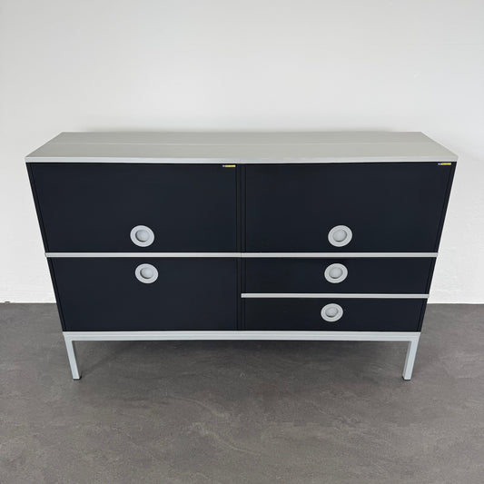 Denz D3 Sideboard MDF Schwarz 1600 mm breit
